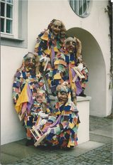 Fasnetsfigur "Laup'r Waidag" (Mehrzahl: "Waidäg")